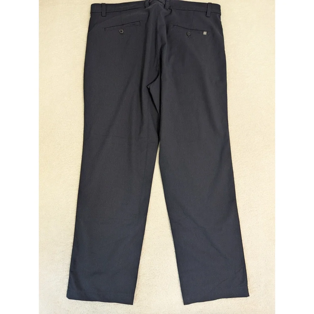 Tasc Mens 38x30 Motion Pant Straight Fit Blue Bamboo Viscose Stretch Water Resis